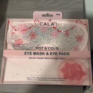 CALA Pink and Silver Eye Mask & Eye Pads